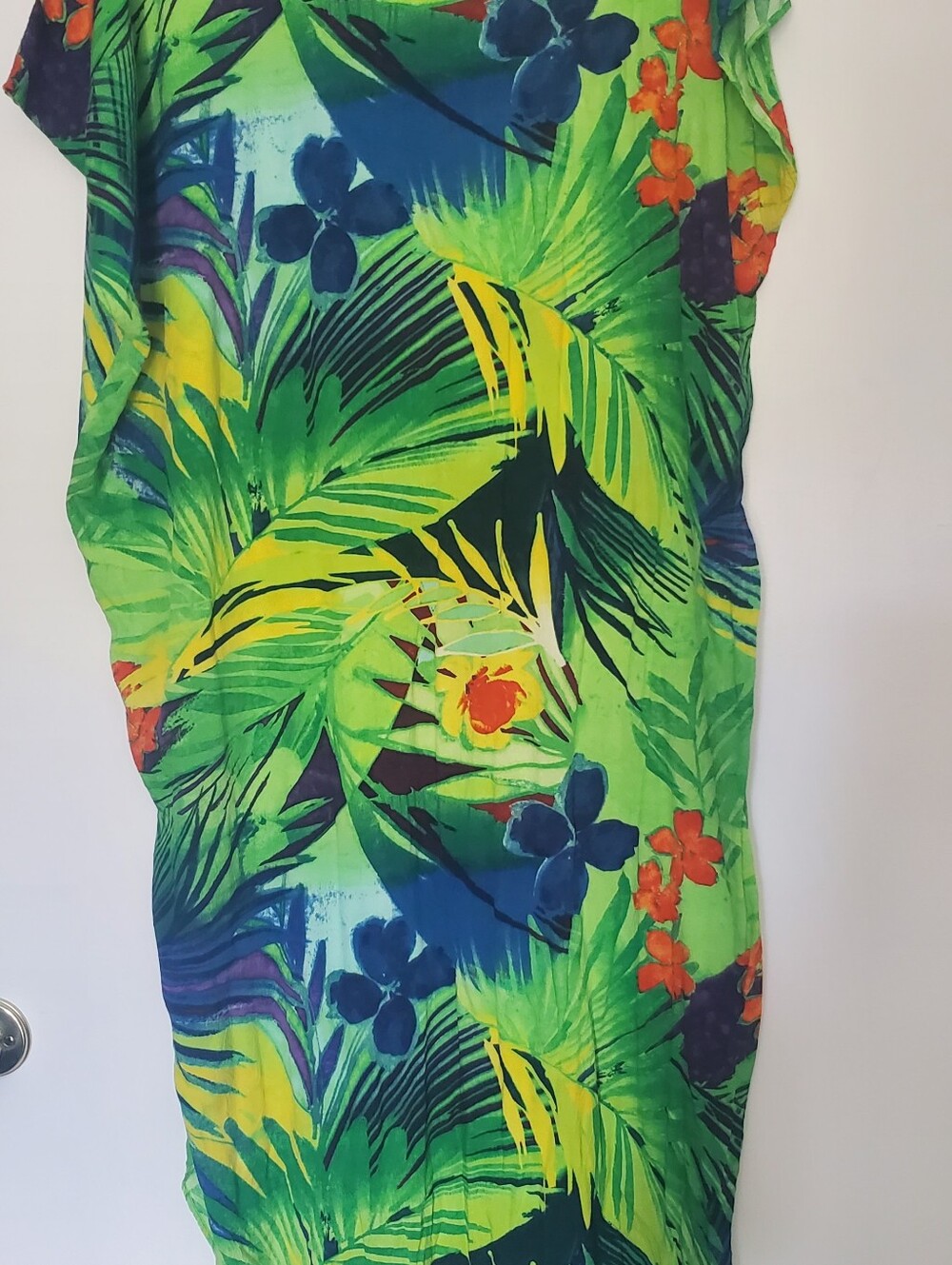 Jams World Tropical Green Floral Midi Dress
